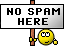 NO spam